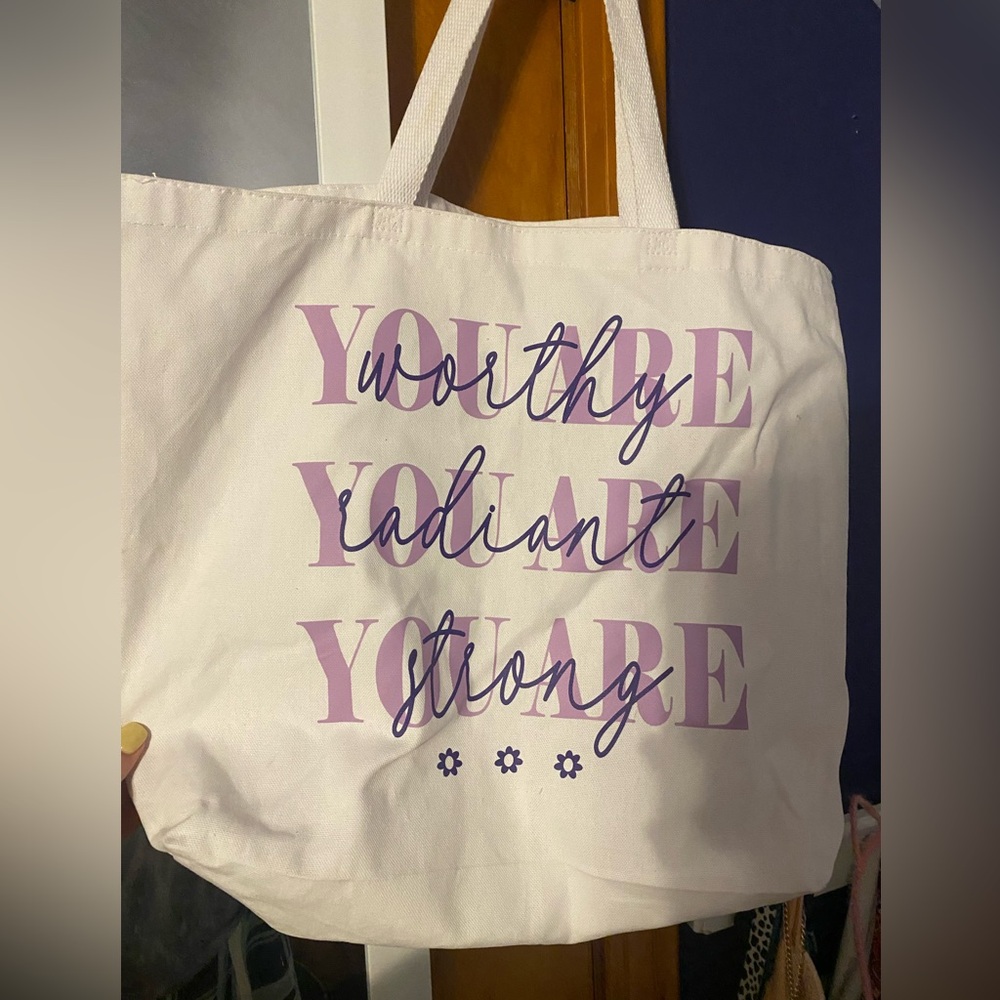 You are radiant canvas bag.